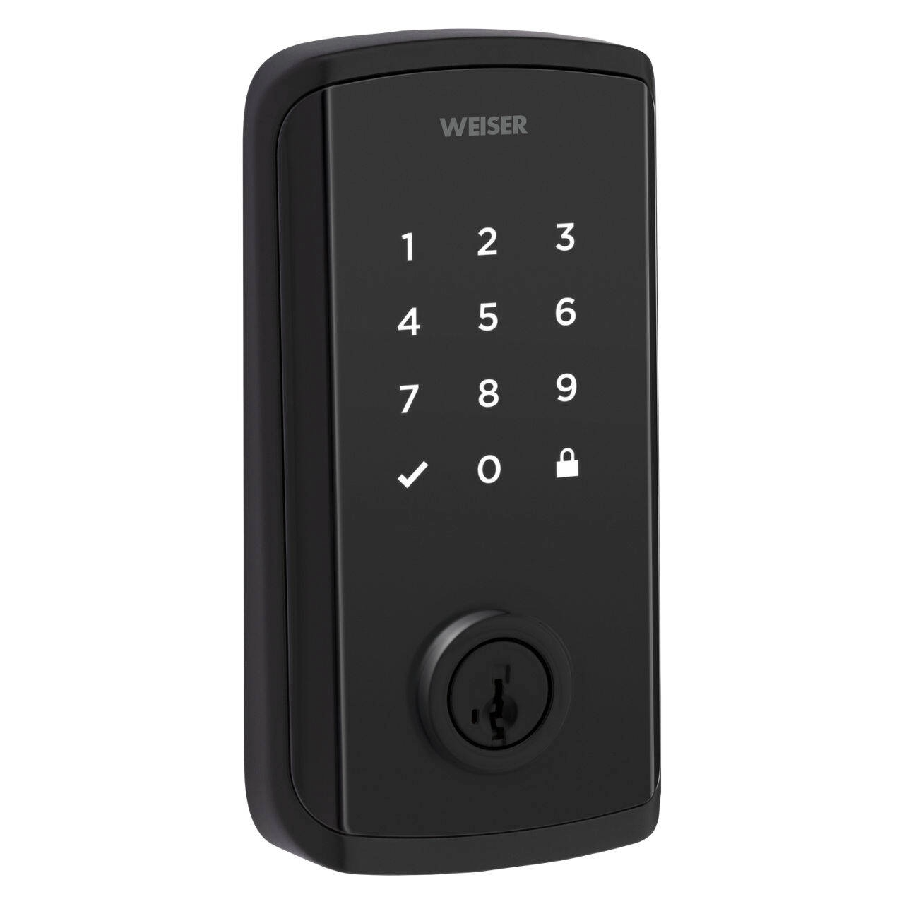 Weiser Halo Select Wifi and Matter Deadbolt Door Lock, Matte Black